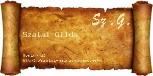 Szalai Gilda névjegykártya